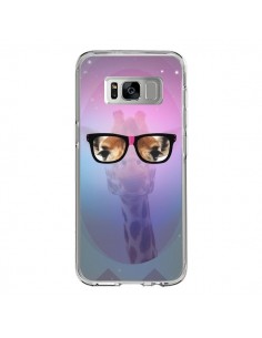 Coque Samsung S8 Girafe Geek à Lunettes - Aurelie Scour