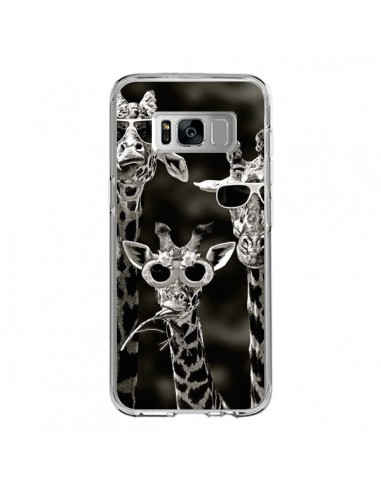 Coque Samsung S8 Girafe Swag Lunettes Familiy Giraffe - Asano Yamazaki