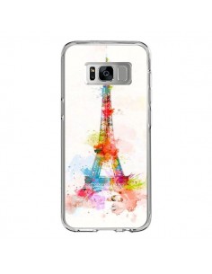 Coque Samsung S8 Paris Tour Eiffel Muticolore - Asano...