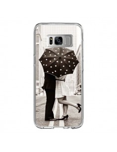 Coque Samsung S8 Secret under Umbrella Amour Couple Love...