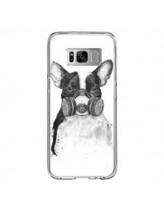 Coque Samsung S8 Tagueur Bulldog Dog Chien Big City Life...