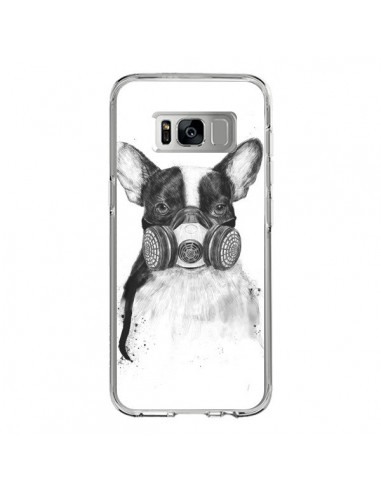 Coque Samsung S8 Tagueur Bulldog Dog Chien Big City Life - Balazs Solti