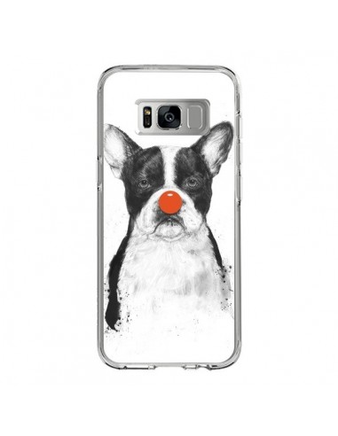 Coque Samsung S8 Clown Bulldog Chien Dog - Balazs Solti