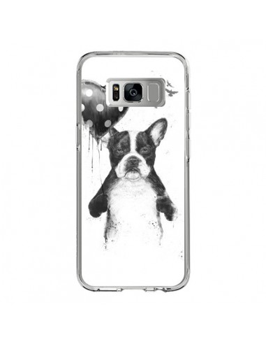 Coque Samsung S8 Lover Bulldog Chien Dog My Heart Goes Boom - Balazs Solti