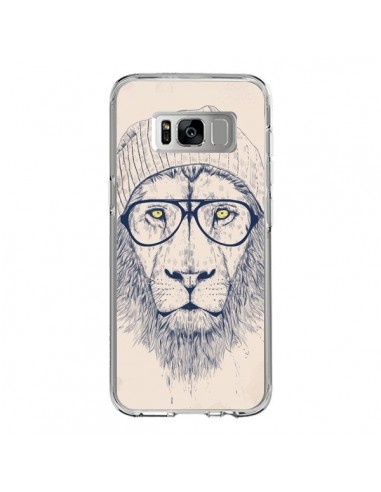 Coque Samsung S8 Cool Lion Lunettes - Balazs Solti