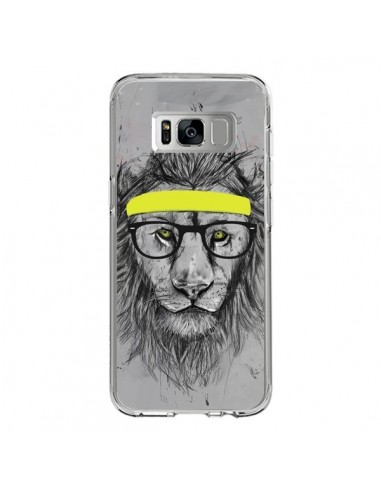 Coque Samsung S8 Hipster Lion - Balazs Solti