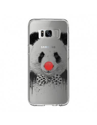 Coque Samsung S8 Clown Panda Transparente - Balazs Solti