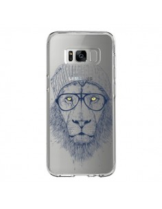 Coque Samsung S8 Cool Lion Swag Lunettes Transparente -...