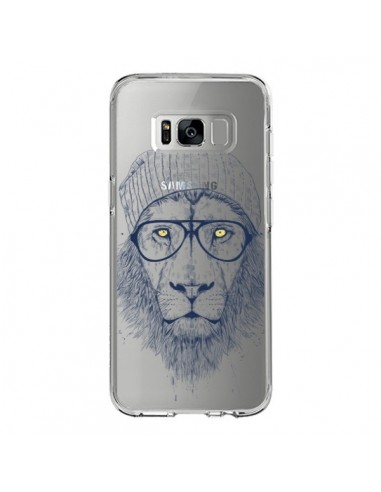 Coque Samsung S8 Cool Lion Swag Lunettes Transparente - Balazs Solti