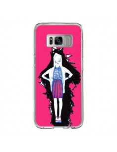 Coque Samsung S8 Lola Femme Fashion Mode Rose - Cécile