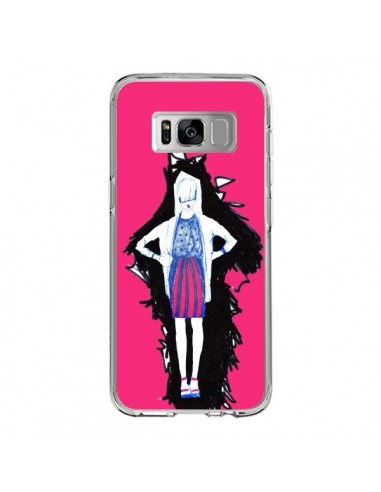 Coque Samsung S8 Lola Femme Fashion Mode Rose - Cécile