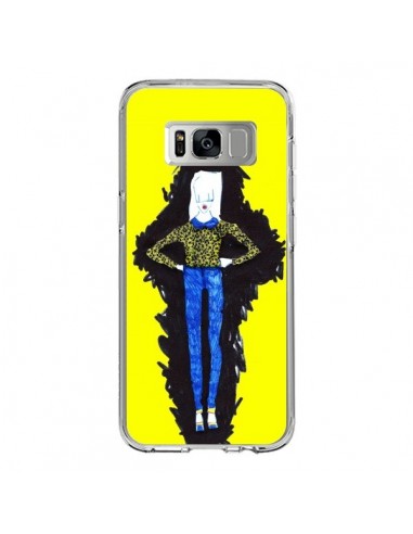 Coque Samsung S8 Julie Femme Fashion Mode Jaune - Cécile