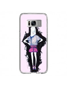 Coque Samsung S8 Valentine Femme Fashion Mode Rose Clair...