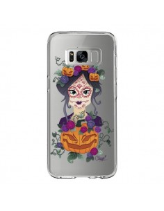 Coque Samsung S8 Femme Closed Eyes Santa Muerte...