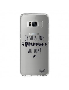 Coque Samsung S8 Je suis une Maman au Top Transparente -...