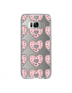 Coque Samsung S8 Donuts Heart Coeur Rose Pink...