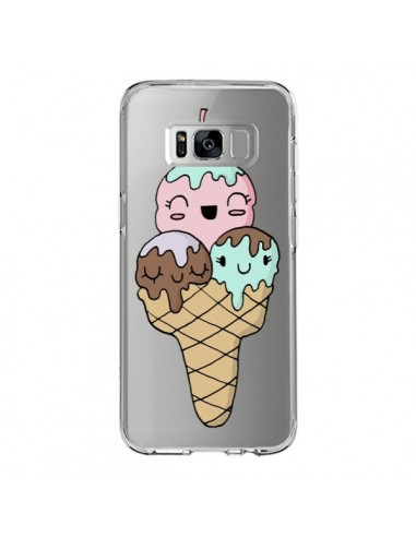 Coque Samsung S8 Ice Cream Glace Summer Ete Cerise Transparente - Claudia Ramos
