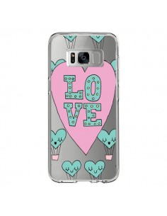 Coque Samsung S8 Love Nuage Montgolfier Transparente -...