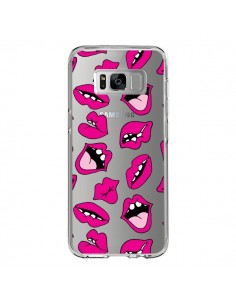 Coque Samsung S8 Lèvres Lips Bouche Kiss Transparente -...