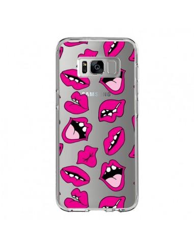 Coque Samsung S8 Lèvres Lips Bouche Kiss Transparente - Claudia Ramos