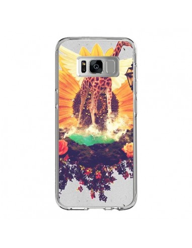 Coque Samsung S8 Girafflower Girafe - Eleaxart