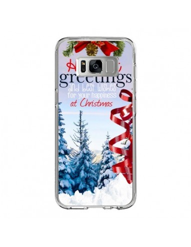 Coque Samsung S8 Voeux Joyeux Noël - Eleaxart