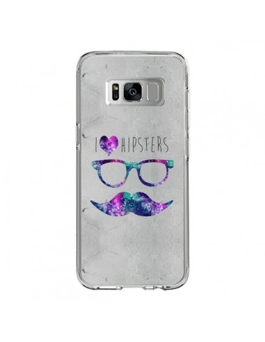 Coque Samsung S8 I Love Hipsters - Eleaxart