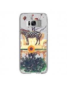 Coque Samsung S8 Zebre The World - Eleaxart