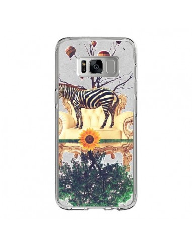 Coque Samsung S8 Zebre The World - Eleaxart