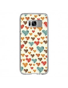 Coque Samsung S8 Coeurs Color_s - Eleaxart