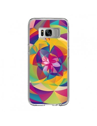 Coque Samsung S8 Acid Blossom Fleur - Eleaxart