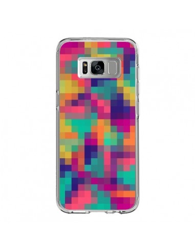Coque Samsung S8 Exotic Mosaic Pixels Azteque - Eleaxart