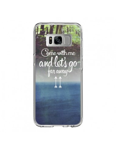Coque Samsung S8 Let's Go Far Away Forest Foret - Eleaxart