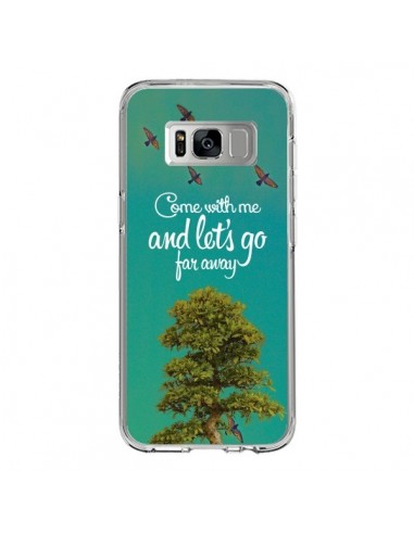 Coque Samsung S8 Let's Go Far Away Tree Arbre - Eleaxart