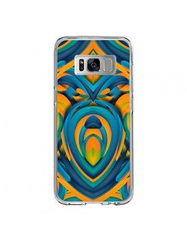 Coque Samsung S8 Cross Heart Azteque Coeur - Eleaxart