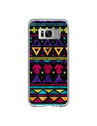 Coque Samsung S8 Triangles Pattern Azteque - Eleaxart