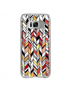 Coque Samsung S8 Graphic Azteque Rouge Orange -  Léa Clément
