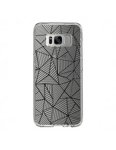 Coque Samsung S8 Lignes Grilles Triangles Full Grid...