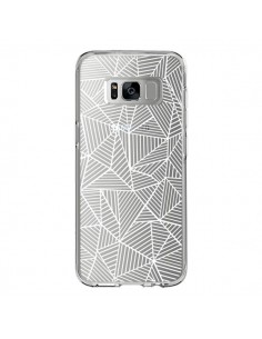 Coque Samsung S8 Lignes Grilles Triangles Full Grid...
