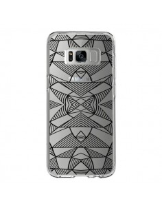 Coque Samsung S8 Lignes Miroir Grilles Triangles Grid...