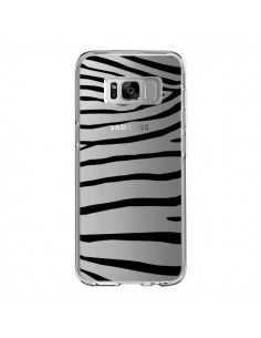 Coque Samsung S8 Zebre Zebra Noir Transparente - Project M
