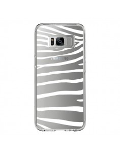 Coque Samsung S8 Zebre Zebra Blanc Transparente - Project M