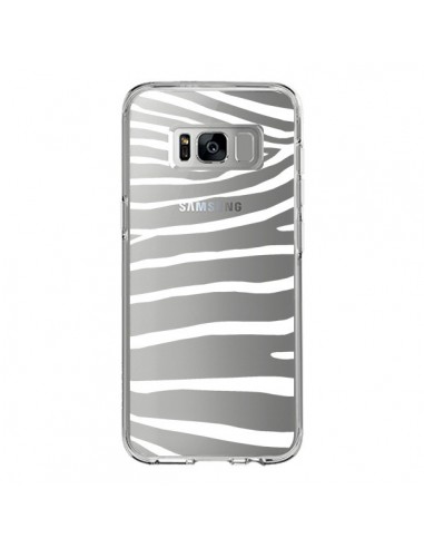 Coque Samsung S8 Zebre Zebra Blanc Transparente - Project M