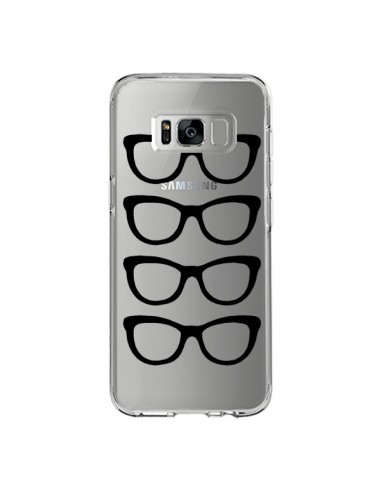 Coque Samsung S8 Sunglasses Lunettes Soleil Noir Transparente - Project M
