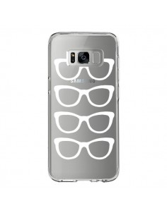 Coque Samsung S8 Sunglasses Lunettes Soleil Blanc...