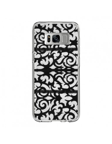 Coque Samsung S8 Abstrait Noir et Blanc - Irene Sneddon