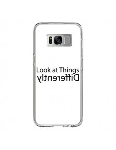 Coque Samsung S8 Look at Different Things Black - Shop...