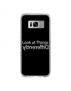 Coque Samsung S8 Look at Different Things White - Shop...