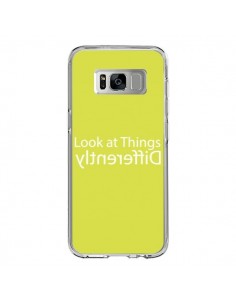 Coque Samsung S8 Look at Different Things Yellow - Shop...