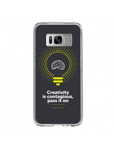 Coque Samsung S8 Creativity is contagious, Einstein - Shop Gasoline
